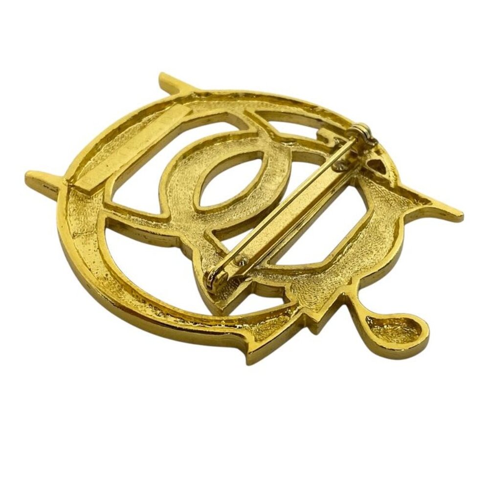 Christian Dior CD Logo Accessory Large Gold Parfums - Picture 5 of 9